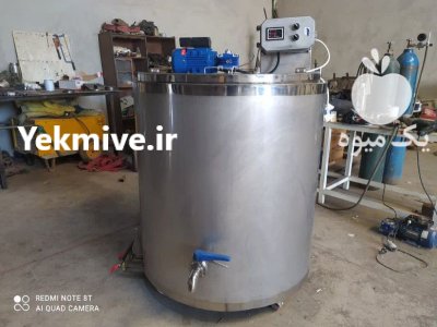 شیر سرد کن پاتیل پخت شیر پروسس تانک شیر در ارومیه در گروه تجهیزات دامداری در یکمیوه -عکس1