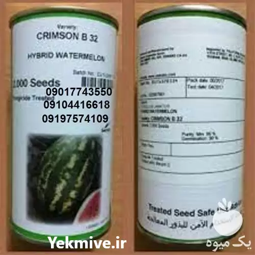 قیمت خرید بذر هندوانه هیبرید در مشهد در گروه خرید و فروش بذر هندوانه در یکمیوه -عکس1