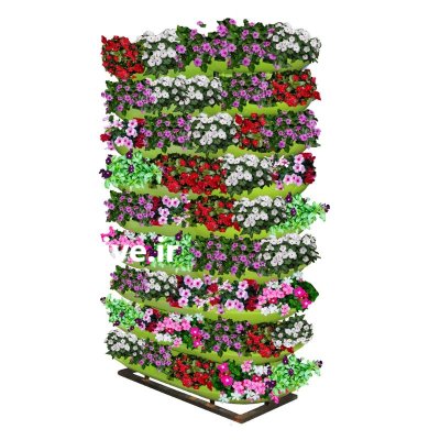 فلاورباکس شهری هیلدا گلدان طبقاتی بیضی در تهران در گروه خرید و فروش تجهیزات گلخانه در یکمیوه -عکس2