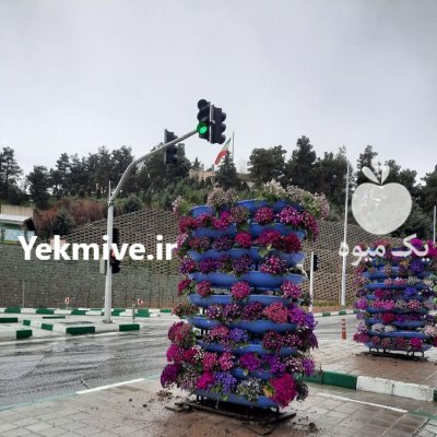 فلاورباکس شهری هیلدا گلدان طبقاتی بیضی در تهران در گروه خرید و فروش تجهیزات گلخانه در یکمیوه -عکس4