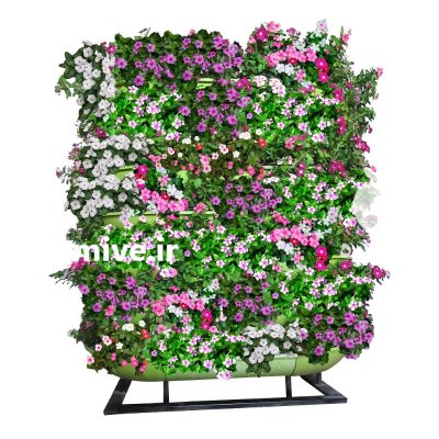 فلاورباکس طبقاتی هیلدا چهار ضلعی گلدان در تهران در گروه خرید و فروش تجهیزات گلخانه در یکمیوه -عکس3