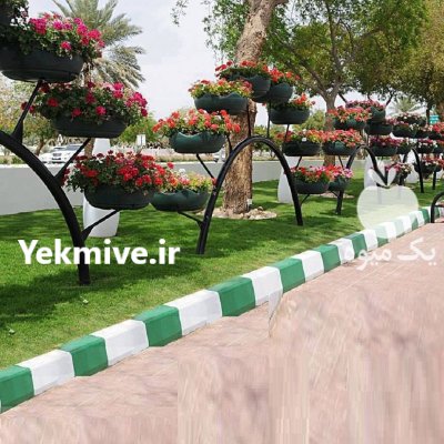 گلدان شهری طبقاتی هیلدا گلدان طرح در تهران در گروه خرید و فروش تجهیزات گلخانه در یکمیوه -عکس1