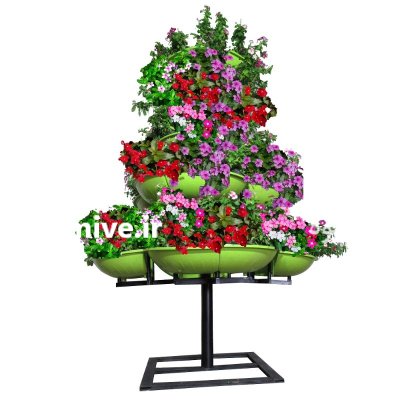 فلاورباکس طبقاتی هیلدا گلدان طبقاتی کاج در گروه خرید و فروش و قیمت کاج در یکمیوه -عکس1