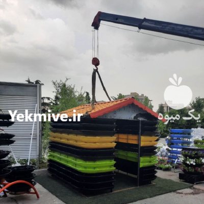 گلدان طبقاتی طرح کلبه سبز هیلدا در تهران در گروه خرید و فروش گیاهان زینتی در یکمیوه -عکس4