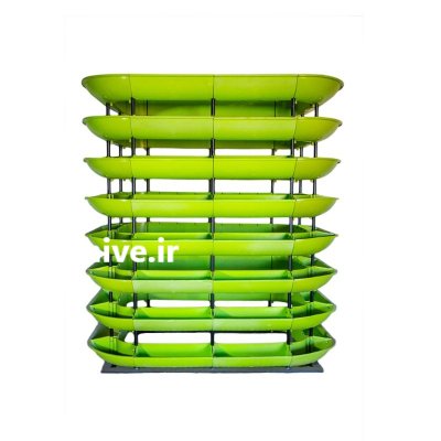 گلدان طبقاتی فلاورباکس شهری طبقاتی مستطیل در تهران در گروه خرید و فروش تجهیزات گلخانه در یکمیوه -عکس1