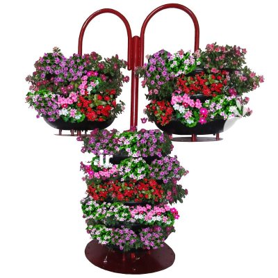 فلاورباکس شهری هیلدا گلدان طبقاتی طرح در گروه خرید و فروش تجهیزات گلخانه در یکمیوه -عکس2