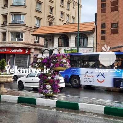 فلاورباکس شهری هیلدا گلدان طبقاتی طرح در گروه خرید و فروش تجهیزات گلخانه در یکمیوه -عکس3