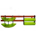 فلاورباکس خورجینی هیلدا نیم گرد گلدان پالونی در تهران در گروه خرید و فروش تجهیزات گلخانه در یکمیوه