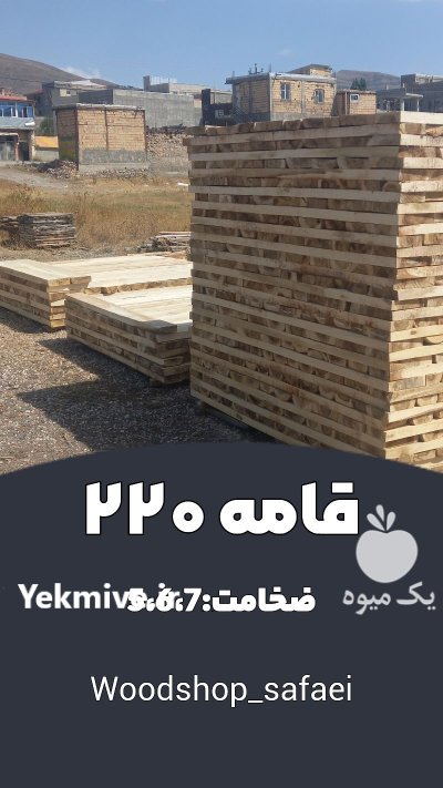 تخته و الوار چوب سپیدار در خلخال در گروه خرید و فروش الوار چوب در یکمیوه -عکس1