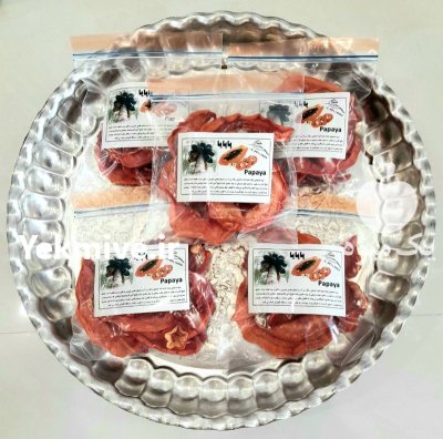 مربا پاپایا چیپس پاپایا در مشهد در خراسان رضوی در گروه عسل شیره و فرآورده ی مربا در یکمیوه -عکس1