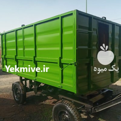 تریلی تراکتور چهار چرخ مسقف انبارکاه در ملایر در گروه خرید و فروش تریلی در یکمیوه -عکس1