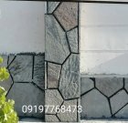 اجرای سنگ لاشه در گروه سازنده در یکمیوه