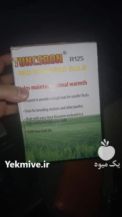 لامپ مادون قرمز 250 و 100 در اصفهان در گروه خرید و فروش لامپ رشد در یکمیوه -عکس4