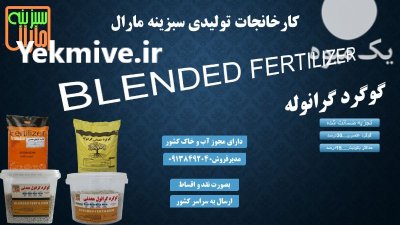 کود گوگرد گرانول در سبزینه مارال در گروه خرید و فروش انواع کود کشاورزی در یکمیوه -عکس1