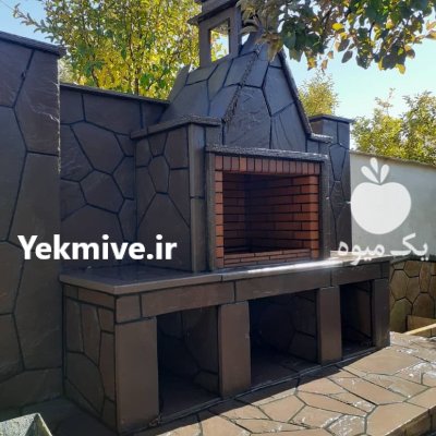 اجرای سنگ لاشه در گروه سازنده در یکمیوه -عکس2
