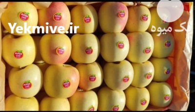 سیب لوکس زرد و قرمز در تبریز در گروه خرید و فروش سیب در یکمیوه -عکس1