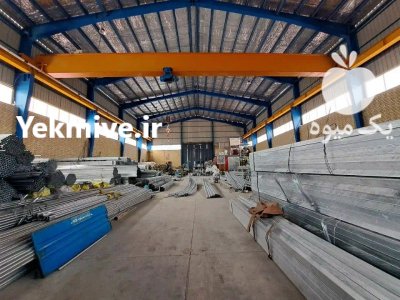 ساخت گلخانه گالوانیزه در گروه سازنده در یکمیوه -عکس2