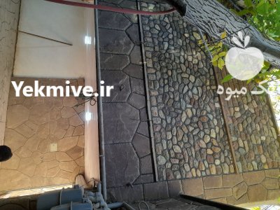 اجرای سنگ لاشه شماره تماس در گروه سازنده در یکمیوه -عکس1