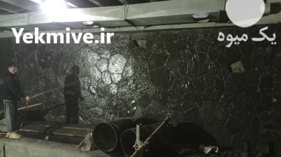 اجرای دیوار سنگی جزبی در تهران در گروه سازنده در یکمیوه -عکس1