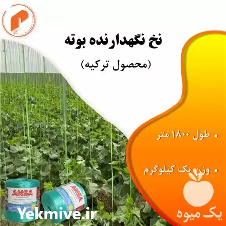 فروش نخ نگهدارنده بوته در گروه خرید و فروش انواع تجهیزات کشاورزی در یکمیوه -عکس1