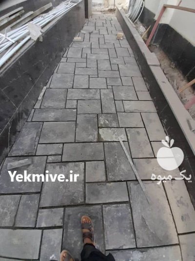 اجرای محوطه سازی با سنگ لاشه در دماوند در گروه سازنده در یکمیوه -عکس3