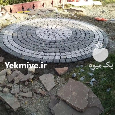 اجرای سنگ لاشه در آبعلی در گروه سازنده در یکمیوه -عکس2