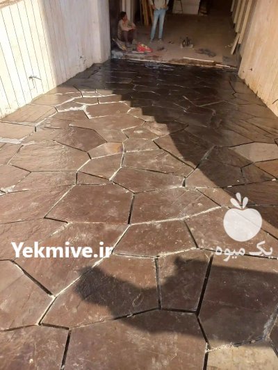 اجرای سنگ لاشه در آبعلی در گروه سازنده در یکمیوه -عکس3