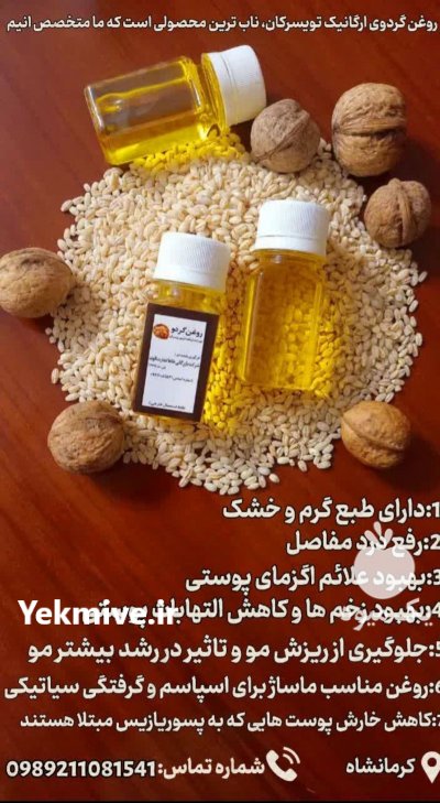 فروش روغن گردوی اصل تویسرکان در همدان در گروه خرید و فروش انواع روغن در یکمیوه -عکس2