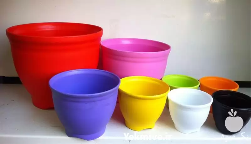 انواع گلدان پلاستیکی به صورت عمده در تهران در گروه خرید و فروش گیاهان زینتی در یکمیوه -عکس1