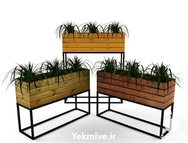 تولید و فروش فلاور باکس گالوانیزه در تهران در گروه خرید و فروش گیاهان زینتی در یکمیوه -عکس1