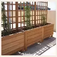 تولید و فروش فلاور باکس چوب در گروه خرید و فروش گیاهان زینتی در یکمیوه