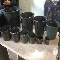 فروش گلدان گلخانه ای پلاستیکی مشکی در گروه خرید و فروش گیاهان زینتی در یکمیوه