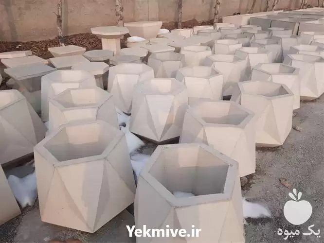 قیمت خرید گلدان بتنی گلدان بتنی در گروه خرید و فروش گیاهان زینتی در یکمیوه -عکس1