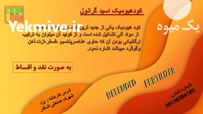 هیومیک اسید گرانوله در مشهد در گروه خرید و فروش انواع کود کشاورزی در یکمیوه -عکس1