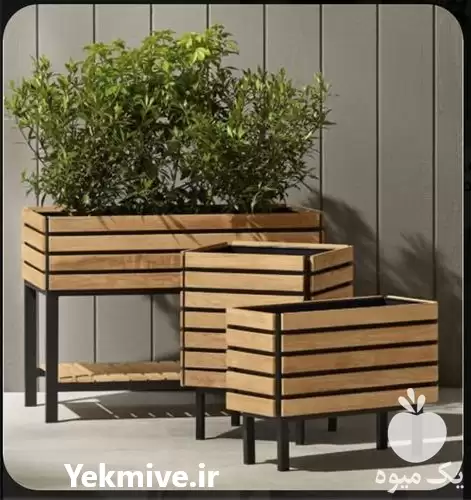 قیمت خرید فلاورباکس چوبی در تهران در گروه خرید و فروش گلدان در یکمیوه -عکس1