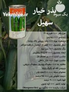 بذر خیار سهیل در اصفهان در گروه خرید و فروش بذر خیار در یکمیوه