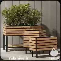 قیمت خرید فلاورباکس چوبی در تهران در گروه خرید و فروش گلدان در یکمیوه