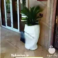 گلدان سفید کلاسیک در تهران در گروه خرید و فروش گلدان در یکمیوه