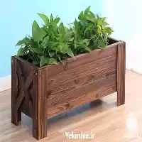 فروش فلاور باکس گلدان چوبی ترمو در تهران در گروه خرید و فروش گلدان در یکمیوه