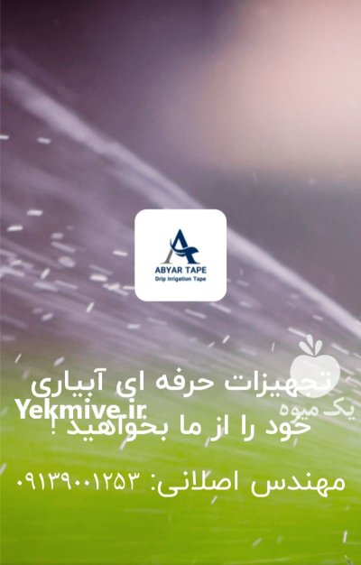 لوله پلی اتیلن و نوار تیپ در گروه خرید و فروش لوله پلی اتیلن در یکمیوه -عکس1