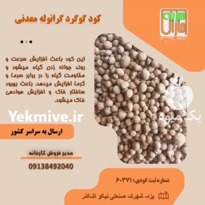 گوگرد معدنی گرانول در گروه خرید و فروش کود گوگرد در یکمیوه -عکس3