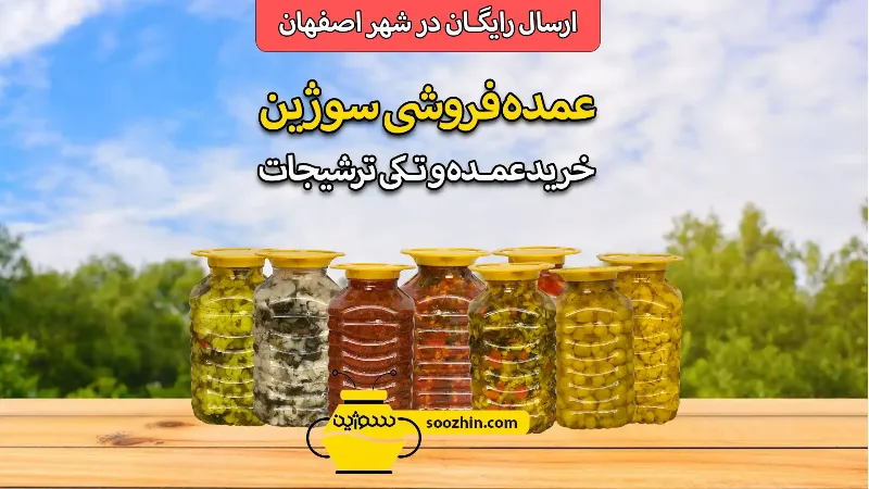 انواع ترشی طبیعی با تنوع در اصفهان در گروه محصولات ترشی در یکمیوه -عکس1