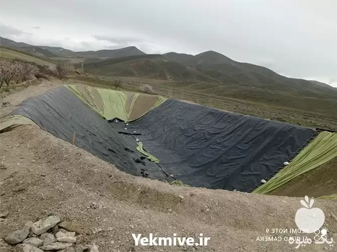 فروش استخرهای کشاورزی ذخیره آب در ارومیه در گروه خرید و فروش ژئوممبران و ژئوتکستایل در یکمیوه -عکس1