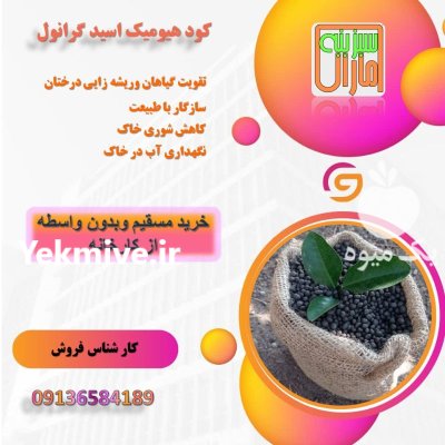 کود هیومیک اسید گرانوله در یزد در گروه خرید و فروش انواع کود کشاورزی در یکمیوه -عکس2