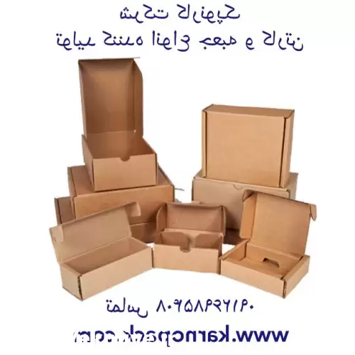 فروش تولید انواع کارتن جعبه بسته در کرج در گروه خرید و فروش انواع بسته بندی کارتن در یکمیوه -عکس1