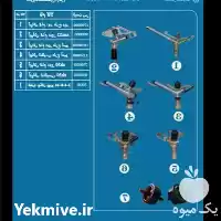 قیمت خرید آبپاش آرس با گارانتی در اصفهان در گروه خرید و فروش آبپاش کشاورزی در یکمیوه