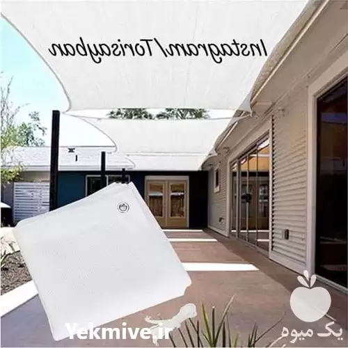 تولید توری سایبان سفید در تراکم در تهران در گروه خرید و فروش توری گلخانه در یکمیوه -عکس1