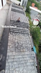 اجرای سنگ لاشه فروش سنگ ورقه در رودهن در گروه سازنده در یکمیوه