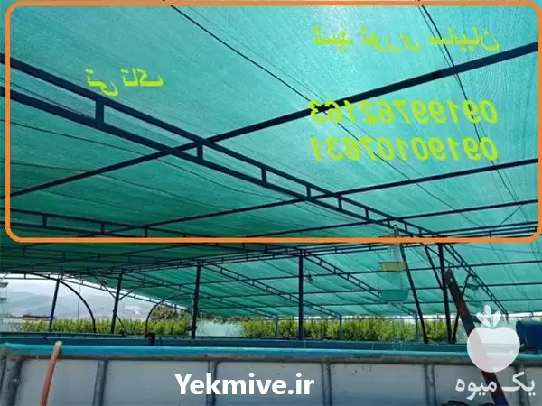 مشخصات و خرید توری سایبان در تهران در گروه خرید و فروش توری گلخانه در یکمیوه -عکس1