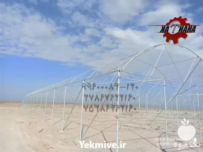 احداث گلخانه های اسپانیایی و تونلی در زاهدان در گروه سازنده در یکمیوه -عکس1